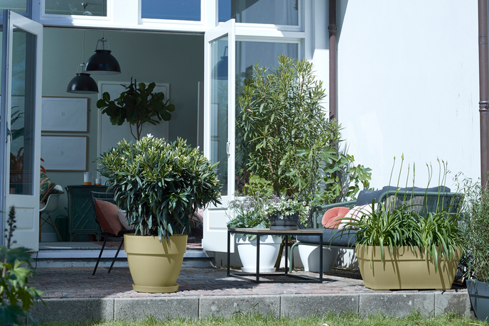 vibia campana rond 30cm vert cendré